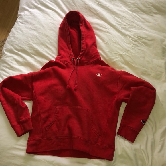 Red champion hoodie - Picture 1 of 4